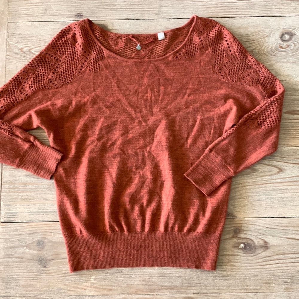 Anthropologie Knitted & Knotted Wool Sweater